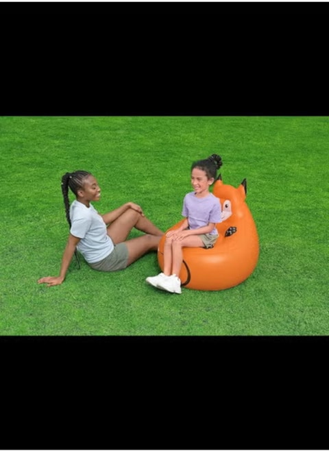 Inflatable Lounger - Premium 4-in-1 Inflatable Chair to Single Air Bed - Convenient Folding Design