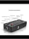 Car Jump Starter 12V 20000mAh Portable Power Bank Utral-thin Multi-Function Emergency Charger Car Battery Booster Portable Charger (Black)