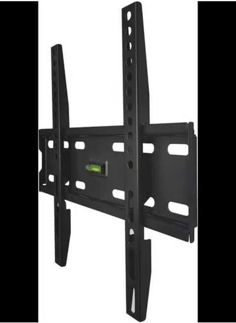 Radiotronics  Fixed Wall Mount TV Bracket, Heavy Duty TV Stand for 17-50 Inches LED LCD Plasma Flat Screen for living room, lounge, classrooms, lobby, restaurants- Black