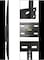 Radiotronics  Fixed Wall Mount TV Bracket, Heavy Duty TV Stand for 17-50 Inches LED LCD Plasma Flat Screen for living room, lounge, classrooms, lobby, restaurants- Black