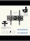 Radiotronics  Fixed Wall Mount TV Bracket, Heavy Duty TV Stand for 17-50 Inches LED LCD Plasma Flat Screen for living room, lounge, classrooms, lobby, restaurants- Black