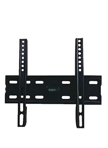 Fixed Wall Mount TV Bracket, Heavy Duty TV Stand for 17-50 Inches LED LCD Plasma Flat Screen for living room, lounge, classrooms, lobby, restaurants- Black