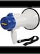 Megaphone Speaker 50W Power Portable Bullhorn Megaphone Voice and Siren/Alarm Modes Volume Control USB Flash Drive TF Card BT Alarm Megaphone Amplifier