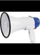 Megaphone Speaker 50W Power Portable Bullhorn Megaphone Voice and Siren/Alarm Modes Volume Control USB Flash Drive TF Card BT Alarm Megaphone Amplifier