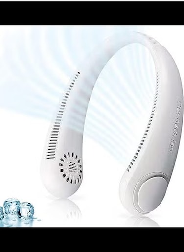 Neck Fan, Portable Hanging Neck Fan, Bladeless Mini Neck Fan with 360&deg; Airflow, USB Rechargeable Personal Neck Fan Quiet Wearable Personal Fan