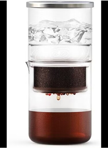 2-in-1 Cold Brew Dripper Cold Brew Coffee Maker, Ice Drip Coffee Maker, 300 ml, Coffee Maker for Cold Brew Coffee and Tea, Coffee Machine for Cold Extraction