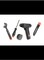 Radiotronics  8 Pcs Tool Kit Set Electric Drill Screwdriver Tape Measure Needle-nose Pliers Art Knife Hammer Hand Tool Accessories Set