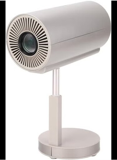 4K 1080P Support Outdoor Home Theater Movie Projector with 5G WiFi6 Blue tooth, 90&deg; Flip Head, AI Smart Voice Control HDMI Wireless Portable Projector