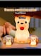 Radiotronics Puppy Night Light for Kids, Cute Silicone Baby Night Light, Room LED Rechargeable Tounch Lamp, 20 Minutes Timer Nursery Night Light Gifts for Girl Boy