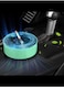 Smart Ashtray, 360 Degree Wind Circulation Smokeless Ashtray High Density Filter Screen with Aromatherapy Tablet for Home (Green and Black)