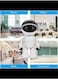 HD 1080P WiFi Robot Security IP Camera Pan Tilt WiFi Camera Support P2P Night Vision Motion Detection Two Way Audio Phone App Control with TF Card Slot
