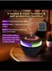 Flame Humidifier with Colorful LED Lights New Upgraded Essential Oil Diffusers, Decibel-Low Diffuser Humidifier for Home, Yoga Studio, Gym, Office D&eacute;cor