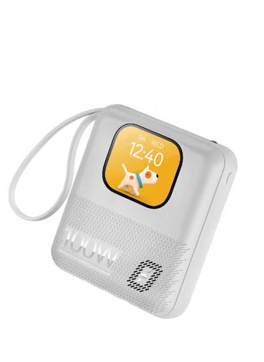 Portable Multi-function Bluetooth Speaker/Smart Wearable Step Count/1000mAh Fast Charge Power Bank(Black)