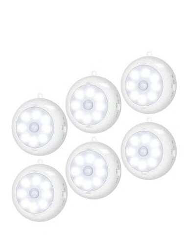AA Battery Powered Lights, Motion Sensor Light Indoor, Under Cabinet Light, Battery Led Light, Closet Lights, Stick on Wireless Puck Lights for Hallway, Stairway, Basement, Kitchen