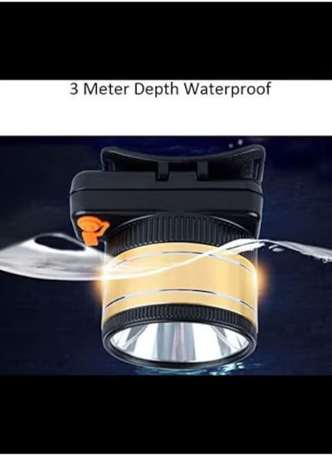 High Power Led Mining Headlamp Light Miner&#39;s Headlamp Head Lamp Torch Fishing Light Rechargeable