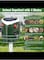 Radiotronics  Solar Cat Repellent, [2024] 360° Ultrasonic Animal Repeller Outdoor IP55 Waterproof 4 Modes Adjustable Fox Deterrent with 3-Side Motion Flashing Lights