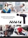 Radiotronics Massage Gun Deep Tissue Massager Gun Percussion Muscle Massager Handheld Electric Back Massager Fascia Gun for Athletes Pain Relief