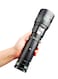 Radiotronics Ultra Powerful LED Flashlight Super Bright Long Range Tactical Zoom Emergency Torch Camping Lantern WIth Power Display Function