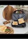 3-In-1 Snack Maker - Sandwich Toaster, Waffle Maker, Panini Press Grill, Includes Removable Extra Large Deep Fill Hot Plates