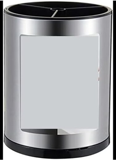 Radiotronics Kitchen Sink Organizer Knife Holder Tube Spoon Storage Box Stainless Steel Kitchen Cutlery Organizer Rack Tableware Draining Chopstick Cage With Water