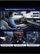 Wireless Carplay Adapter UK, 2024 Newly Upgraded Carplay Wireless Adapter Plug and Play for iPhone, 5.8Ghz No Latency Android Auto Wireless Adapter UK Compatible