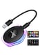 Wireless Carplay Adapter UK, 2024 Newly Upgraded Carplay Wireless Adapter Plug and Play for iPhone, 5.8Ghz No Latency Android Auto Wireless Adapter UK Compatible