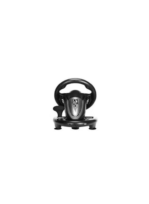 Radiotronics Racing Wheel, V3II 180 Degree Universal Usb Car Sim Race Steering Wheel with Pedals for PS3, PS4, Xbox One, Xbox Series X/S, Nintendo Switch (Black)