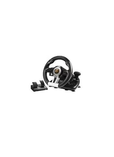 Radiotronics Racing Wheel, V3II 180 Degree Universal Usb Car Sim Race Steering Wheel with Pedals for PS3, PS4, Xbox One, Xbox Series X/S, Nintendo Switch (Black)