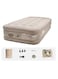 Adjustable Inflatable Bed Comfortable Air Mattress Camping Inflatable Mattress Airbed Cusion Bed with Built in Lithium Electric Pump for Outdoor Home Khaki