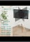 Tripod TV Stand, Tripod Easel TV Stand for 32-65 inch LED LCD Screen Flat Curved Screen, Height Adjustable Studio