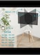 Radiotronics Tripod TV Stand, Tripod Easel TV Stand for 32-65 inch LED LCD Screen Flat Curved Screen, Height Adjustable Studio