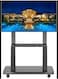 Universal Mobile TV Floor Stand/Cart, TVs 32-75inch LCD LED OLED Plasma Flat Panel or Curved Screen, TV Display Stand Trolley on Wheels, Load 120kg