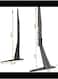 Universal Table Top TV Stand Base VESA Pedestal Mount TV Legs for 27 inch to 55 inch LCD LED Plasma Flat Screen