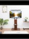 Radiotronics Floor TV Stand Wood, Universal TV Mount for 32-65 inch LCD LED TVs Height Adjustable and Cable Management Max VESA