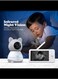 Radiotronics Smart Baby Surveillance Camera with 5" Screen, 1080P PTZ 355° Baby Monitor, Night Vision, Motion/Crying Detection, Two-Way Audio, CloudEdge App