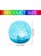 Rotating Water Ripple Night Light Projector, Water Ripple Crystal Lamp, Wave Lamp USB with 16 Color Changing Dimmable Touch Control