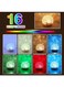 Rotating Water Ripple Night Light Projector, Water Ripple Crystal Lamp, Wave Lamp USB with 16 Color Changing Dimmable Touch Control