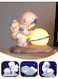 3D Astronaut Moon Lamp LED Spaceman Bedside Night Light for Kids Desktop Decoration Lights Creative Ornaments for Bedroom