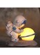 3D Astronaut Moon Lamp LED Spaceman Bedside Night Light for Kids Desktop Decoration Lights Creative Ornaments for Bedroom