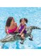 Inflatable Pool Floats Kids Inflatable Pool Floats Inflatable Ride on Crocodile with Handle Beach and Pool Toys for Kids Green One Size (Color: Green, Size: 86x170cm)