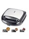 Donut Maker, 3 in 1 Electric Waffles Sandwich Machine，Panini Press Grill Iron Set with 3 interchangeable Removable Non Stick Plates，750W Detachable Dessert Toaster, Perfect for Breakfast