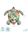 Water Toy Row Float Water Inflatable Turtle Toy Floating Row Inflatable Swimming Pad Water Cushion Summer Portable Swimming Pool