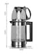 Electric Kettle, 1.7L Light Weight Kettle 1850W Tea Kettle with Bpa-Free, Auto Shut-Off Boil-Dry Protection/B