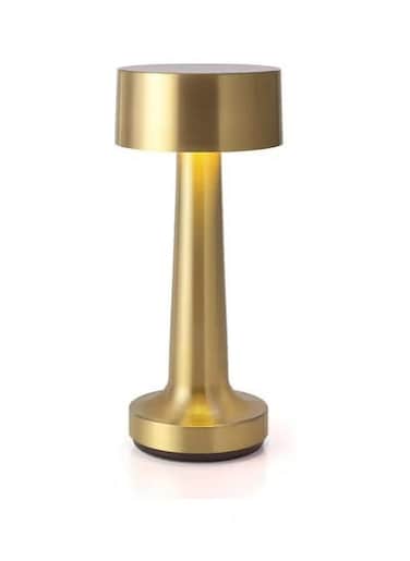 Radiotronics LED Table Lamp Metal Warm Lightning Gold 21x9x9cm