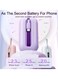 10000mAh Mini Power Bank with Built-in Cables, 22.5W Fast Charging Portable Charger USB-C Battery Pack for iPhone, Samsung, All Phones, Purple