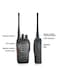 Walkie Talkies Long Range for Adults with Earpieces,16 Channel Walky Talky Rechargeable Handheld Two Way Radios (2 Pack)