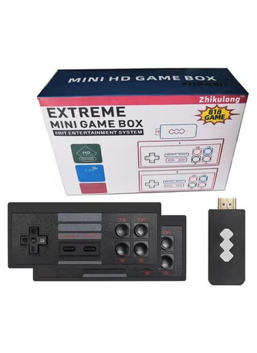 Wireless Retro Video Game Console, Plug and Play Video Game TV Stick 4K Built-in 10000+ Nostalgia Stick Classic Games System