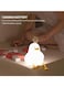 Focket Duck Night Light, Silicone Dimmable Duck Lamp with Touch Control, Rechargeable LED Bedside Lamp Nursery Nightlight for Kids Bedroom