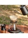 Camping Coffee Maker Set,Coffee Serving Sets,Outdoor Coffee Makers, Glass Pour Over Coffee maker, Stainless Manual Coffee Grinder Set