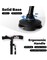 Electric 2 in 1 Hot Pot Grill, Barbecue Smoke free Grill Barbecue Hot Pot Double Pot Smokeless Shabu Korean BBQ Grill for Simmer, Boil, Fry, Roast (Black)
